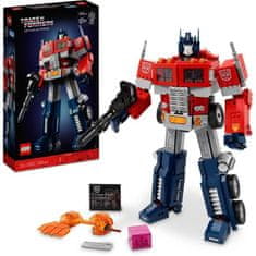 shumee LEGO Icons 10302 Optimus Prime Transformers Autobot Minifigura Robot Model Tovornjak