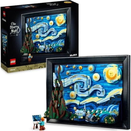 shumee LEGO Ideas 21333 Vincent Van Gogh - odtis na platnu Zvezdna noč