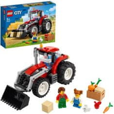 shumee LEGO City 60287 Traktor, kmetija z mini figurama kmeta in zajca za 5-letnega fantka ali punčko