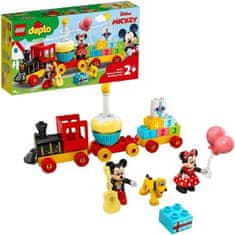 shumee LEGO DUPLO 10941 Vlak za rojstni dan Minnie in miške, vlak igrače s torto in baloni