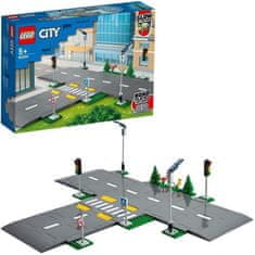 shumee LEGO City 60304 Crossroads Igra Gradnja mesta s sestavljivimi ploščami in cestami za fantka ali punčko