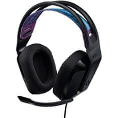 shumee GAMING slušalke - lahke - LOGITECH G - G335 WIRED - ČRNE Discord Certified