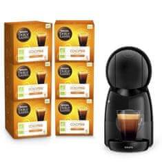 shumee KRUPS YY4511FD Nescafé Dolce Gusto Piccolo XS Grey kavni avtomat + 6 škatel Nescafé Dolce Gusto Bio Peru kapsul