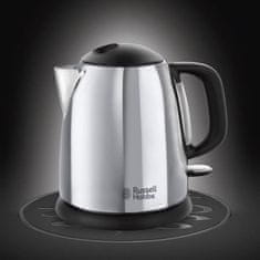 shumee RUSSELL HOBBS 24990-70 - Kompaktni grelnik vode Victory - 1L - 2200 W - Svetlo jeklo