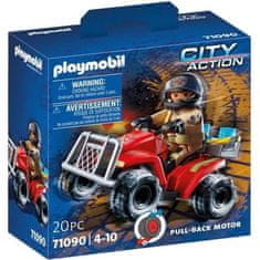 shumee PLAYMOBIL - 71090 - Gasilec in štirikolesnik