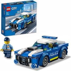 shumee LEGO 60312 City Police Car, igrača za otroke od 5. leta starosti z mini figuro častnika, ideja za darilo, serija Adventures