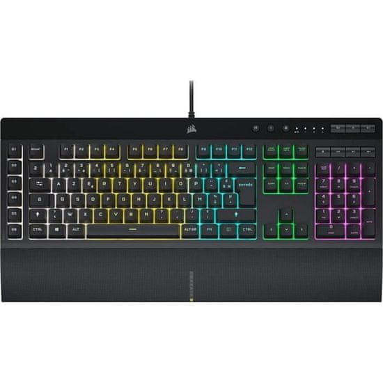 shumee CORSAIR K55 RGB PRO igralna tipkovnica, 5Z RGB, gumijasti pokrov (CH-9226765-FR)