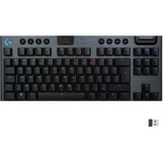 shumee Brezžična mehanska igralna tipkovnica Logitech G915 TKL LIGHTSPEED RGB, brez številske tipkovnice - GL Clicky