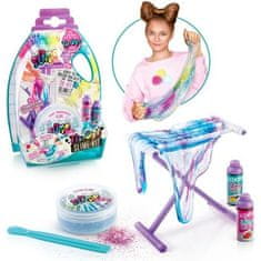 shumee SO DIY So Slime Tie & Dye Kit 1 prozorna posoda za sluz in 1 stojalo za sluz – pobarvaj svojo sluz!