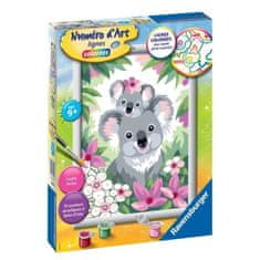 shumee Art številka - srednja - Koala mama in njen otrok - Ravensburger