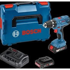 shumee BOSCH PROFESSIONAL GSR 18V-21 vrtalni vijačnik + 2 akumulatorja 2,0Ah + GAL 18V-40 L-BOXX