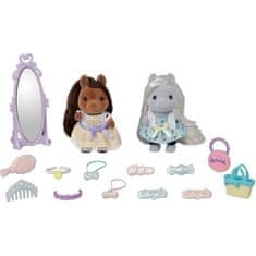 shumee Sylvanian Families – Prijatelji poniji in njihovi stilski kompleti