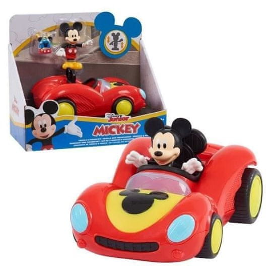 shumee Mickey, Vozilo z 1 figuro 7,5 cm in 1 dodatkom, dirkalni model, igrača za otroke stare 3 leta, MCC062