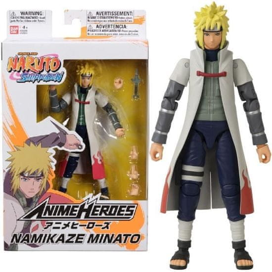 shumee BANDAI Anime Heroes - Naruto Shippuden - Anime Heroes Akcijska figura 17 cm - Namikaze Minato