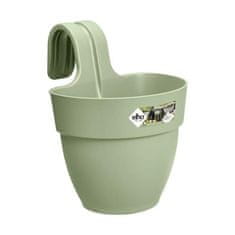 shumee ELHO - Cvetlični lonec - Vibia Campana Easy Hanger Small - Pistachio Green - Zunanji balkon - D 24,1 x Š 20,5 x V 26,5 cm