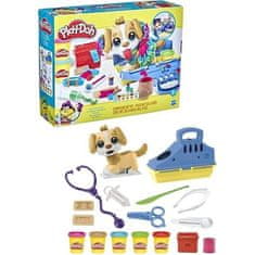 shumee PLAY-DOH - Škatla - Veterinarska ordinacija s psom, kovčkom, 10 pripomočki in 5 barvami