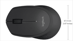 Logitech M280 brezžična miška črna