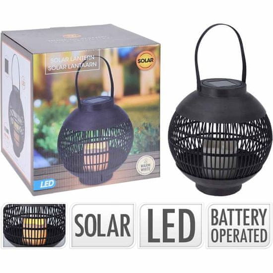 ProGarden Solarna svetilka s svečo LED 22 x 23 cm KO-CX2100090