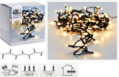 HOMESTYLING Božična svetlobna veriga toplo bela 480 LED / 36 m