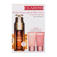 Clarins Double Serum Light & Multi-Active Age-defying Set darilni set za ženske