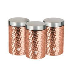 Berlingerhaus Posoda za hrano komplet 3 kosov Primal Rosegold Metallic Line BH-6715