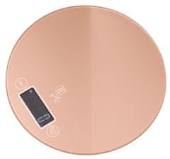 Berlingerhaus Digitalna kuhinjska tehtnica okrogla 5 kg Rosegold Metallic Line BH-9428