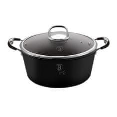 Berlingerhaus Kozarec s pokrovom s titanovo površino 24 cm Black Professional Line BH-6123