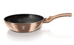 Berlingerhaus Wok z marmorno površino 30 cm Rosegold Metallic Line BH-6171