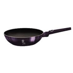 Berlingerhaus Ponev WOK s titanovo površino 28 cm Vijolična kolekcija Eclipse BH-6633