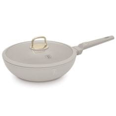 Ponev WOK s titanovo površino in pokrovom 28 cm Sahara Collection BH-8064