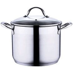 Bergner Lonec iz nerjavečega jekla s pokrovom 24 cm Gourmet BG-6504