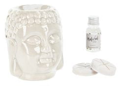 HOMESTYLING Aroma svetilka komplet 4 kosov SPA BUDDHA kremasta KO-CC506204040 kremasta