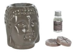 HOMESTYLING Aroma svetilka komplet 4 kosov SPA BUDDHA rjava KO-CC5062040brown