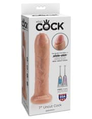 King Cock DILDO King Cock Light Uncut 7''