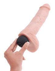 King Cock DILDO King Cock Squirting With Balls Light 9''