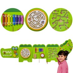 Viga Toys VIGA Sensory Board Manipulativni krokodil FSC Montessori certifikat