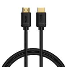 BASEUS Baseus High Definition Series HDMI 2.0 kabel, 4K 60Hz, 0,75 m (črn)