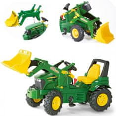 Rolly Toys Rolly Toys rollyFarmtrac John Deere 7930 - traktor na pedala z vedrom Zelena