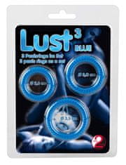 Ero Lust 3 Cock Rings blue