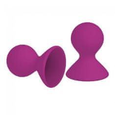 Ero Pompka- Me You Us Dual Masseuse Silicone Nipple Suckers 2 Pack Purple