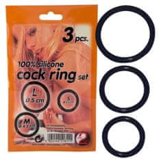 Ero Silicone Cock Ring set 3 pcs