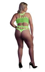 Ero Body with Grecian Neckline - Neon Green - XL/XXXXL