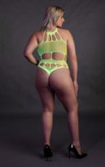 Ero Body with Grecian Neckline - Neon Green - XL/XXXXL