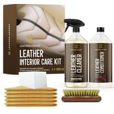 Boxman Leather Expert Interior Care Kit 2x1000ml - komplet za čiščenje in nego usnja LE-18-I21000