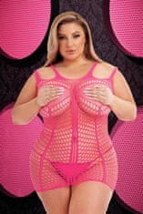 Ero LAPDANCE SHREDDED MINI DRESS -PINK, QUEEN