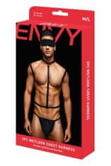 Ero ENVY 3 PCS WETLOOK CHEST HARNESS, M/L