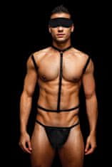 Ero ENVY 3 PCS WETLOOK CHEST HARNESS, M/L