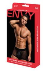 Ero ENVY SNAP DOWN MESH BOXER BRIEF BLACK, S/M