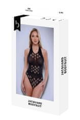 Ero BACI JACQUARD BODYSUIT BLACK, OS