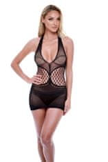 Ero BACI HALTER MINI DRESS BLACK, OS